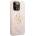 GUESS Гръб Guess за iPhone 14 Pro Max , PU, 4G Metal, Logo Case, Розов (3666339088811)