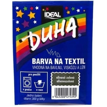 Ideal Duha barva na textil olivově zelená 15 g