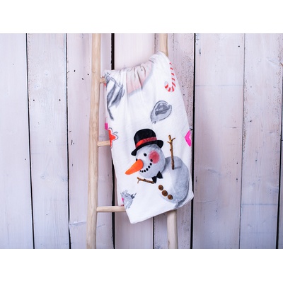 Jahu Deka mikroplyš Snowman 150x200
