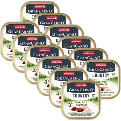 Animonda GranCarno Country Adult kura divina a paštrnák 12 x 150 g