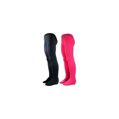 Bavlnené detské pančuchy Katka jednofarebné NERO čierna