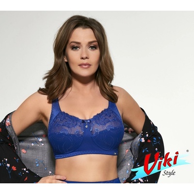 Viki 584 Nevystužená podprsenka modrá
