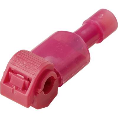TRU COMPONENTS TC-14376160, Rýchloupínacia spona, 0.5-1.5 mm², kontakty 1, červená, 12 ks