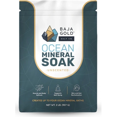 Baja Gold Ocean Mineral Soak - mořská sůl do koupele, 0,9 kg