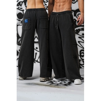 Unisex wide-leg tepláky NEBBIA x Sexsdreams 812 black