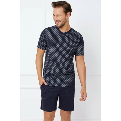 Italian Fashion pánské krátké pyžamo Gerard tmavě modrá