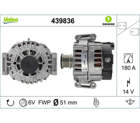 Generátor VALEO 439836