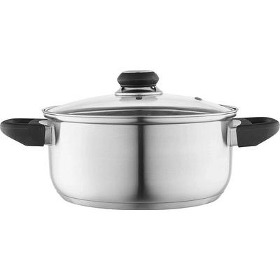 Altom Design nerezový hrnec Emilio 3,2 l / 22 cm se skleněnou poklicí