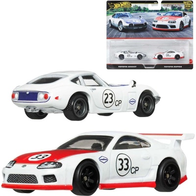 Hotwheels Mattel 2ks prémiový amgličák - ford/toyta