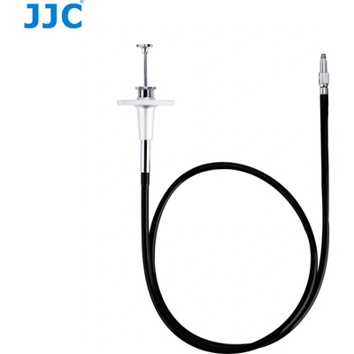 JJC TCR-40S drátěná spoušť 40 cm stříbrné tlačítko – Zbozi.Blesk.cz