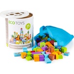Eco Toys Дървени блокчета животни - 100 бр