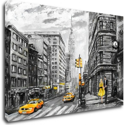 Impresi Obraz New York žluté detaily - 90 x 60 cm