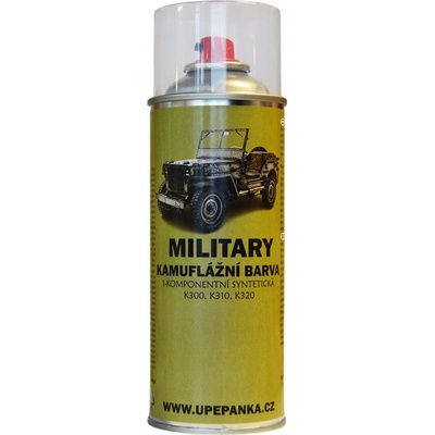 K2 kamuflážní barvy military Syntetická ve spreji 400ml Odstin: RAL 7028