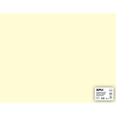 Apli Apli, barevný papír, čtvrtka A2+, 170g/m, 25 listů Barva: Béžová