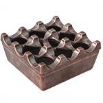 Horecano Ветроустойчив алуминиев пепелник квадрат 8x8xh4cm МЕД (0191499)