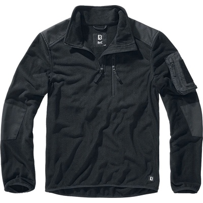 BRANDIT mikina Fleece Troyer černá