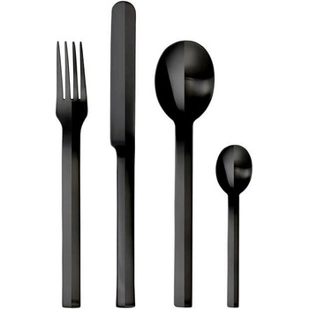 Herdmar (Португалия) Прибори за хранене HERDMAR TINTIM с черно PVD покритие - 24 части - черни (Herdmar 172-3024-0117-200-00A8)