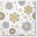 PAW servítky L Snowflakes 33x33cm