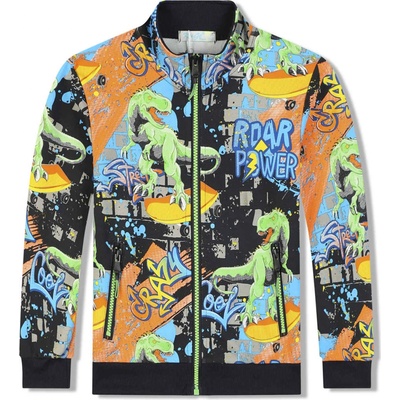 Kugo mikina EM9321 tmavě modrá / signální zipy – Hledejceny.cz