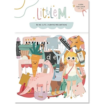 LORA BAILORA Papírové výseky - Little M / Ilustrace