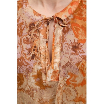 Desigual Рокля Desigual BOHOSHORT в оранжево къса разкроена 25WWVW18 (25WWVW18)