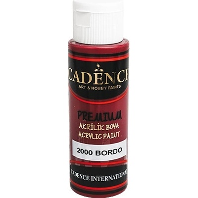 Akrylové barvy Cadence Premium vínová