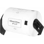 Brother Съвместими ролки за етикети за Brother DK-11240, 102mm x 51mm, 600 етикети (DK11240)