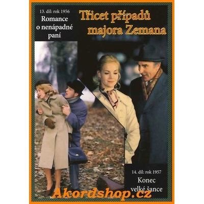 Třicet případů majora Zemana 13 + 14 díl pošetka DVD
