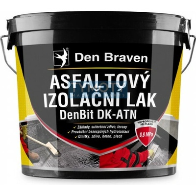 Debbex DenBit DK-ATN - Asfaltový izolačný lak - 9 kg vedierko, čierna