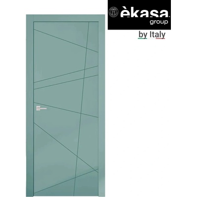 èkasa group Интериорна врата с каса EKASA INCONTRI STELLA 80x210х12 см, панти, магнитна брава, дърво, синя лагуна (INCISA/STELLA-LAGUNA)