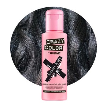 Crazy Color 032 farba na vlasy Natural Black 100 ml