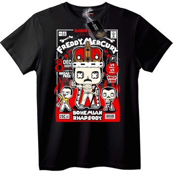 NOONEBRAND Тениска Freddie Mercury Bohemian Rhapsody - S, White