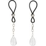 California Exotic Бели кристали висулки за зърна White Crystals