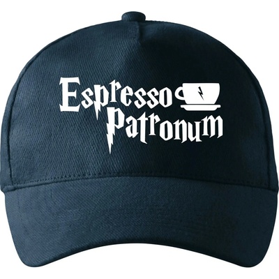 Harry Espresso Patronum so zahnutým šiltom a mosaznou sponou Tmavomodrá takmer čierna