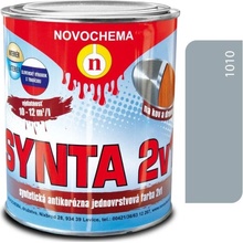 Novochema Synta 2v1 syntetická antikorozní jednovrstvá barva 2v1 0,75 kg 1010 Šedá pastelová