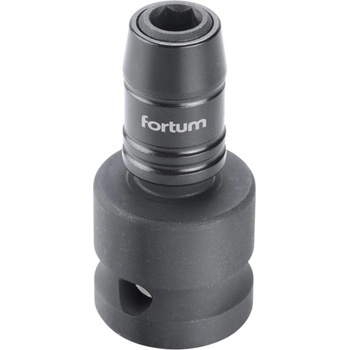 FORTUM Adaptér rázový na bit, 1/2" 4-hran na 1/4" 6-hran, CrMo 4790002