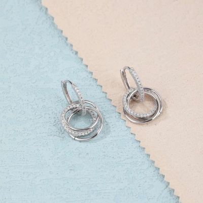 Jan Kos jewellery stříbrné náušnice MHT-2634/SW00