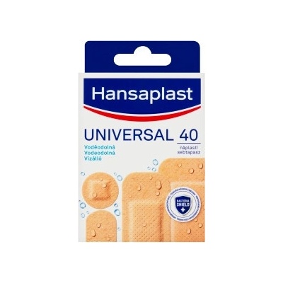 Hansaplast vodeodolné náplaste Universal 40 ks