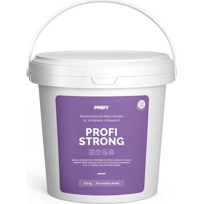 Pinny Profi Strong prací prášek na odolné skvrny, 5800 g