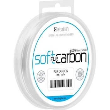 Delphin Fluorocarbon 100% Soft FLR Carbon 50 m 0,218 mm 3,69 kg