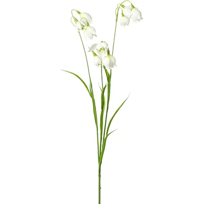 GASPER Stonek bledule 78 cm bílá, umělá dekorace