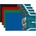 PLASTWELD Папка Plastweld PVC A4, синя, с електрически печат 62-010-0346 (62-010-0346)