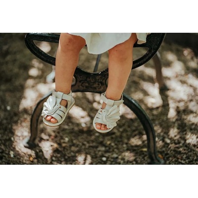 Donsje Детски сандали от кожа Donsje Filoe Sandals Dove (1040901)