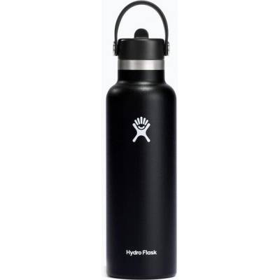 Hydro Flask Термобутилка с накрайник 21 OZ Standard Flex Straw Cap, черен (S21FS001)