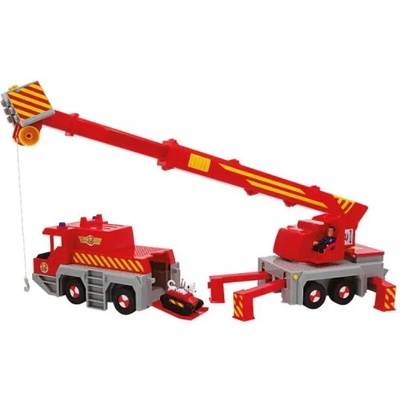 Simba Toys Сам, пожарникарят: Юпитер трансформираща се пожарна кола и спасителен кран (109252517038)