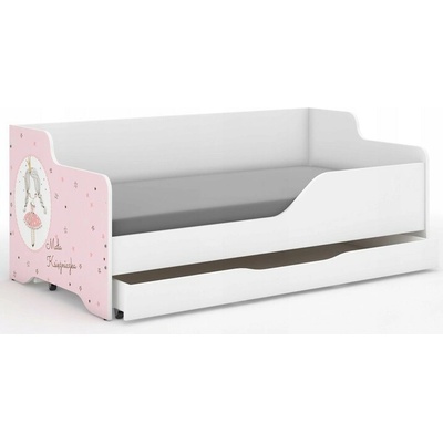 Wooden Toys Lilu princezná biela + zásuvka Pravá strana