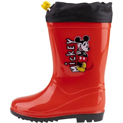 Mickey čižmy do dažďa červená