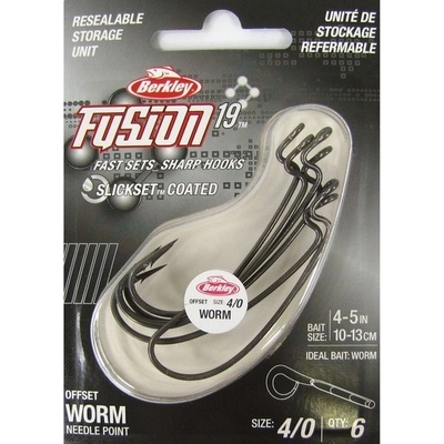 Berkley Fusion19 Offset Worm Hooks veľ.2 7ks