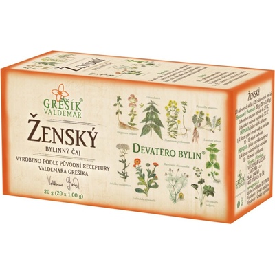 Grešík Ženský čaj syp. devatero bylin 50 g