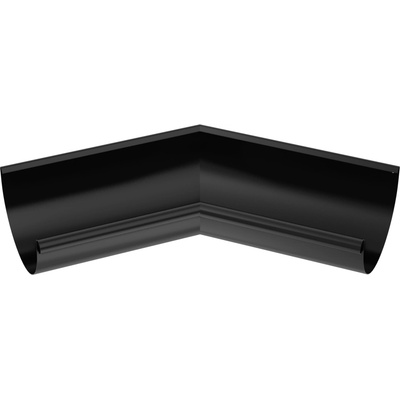 Bryza STAL Vnútorný roh na mieru 125 mm Čierna